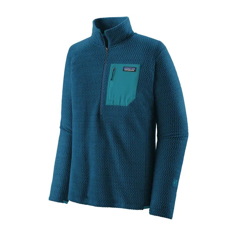 Patagonia R1 Air Zip Neck Fleece in Lagom Blue